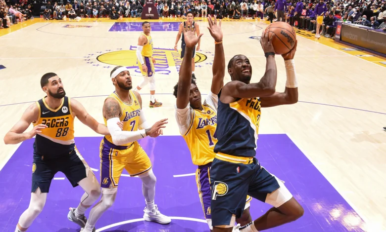 lakers vs pacers match player stats